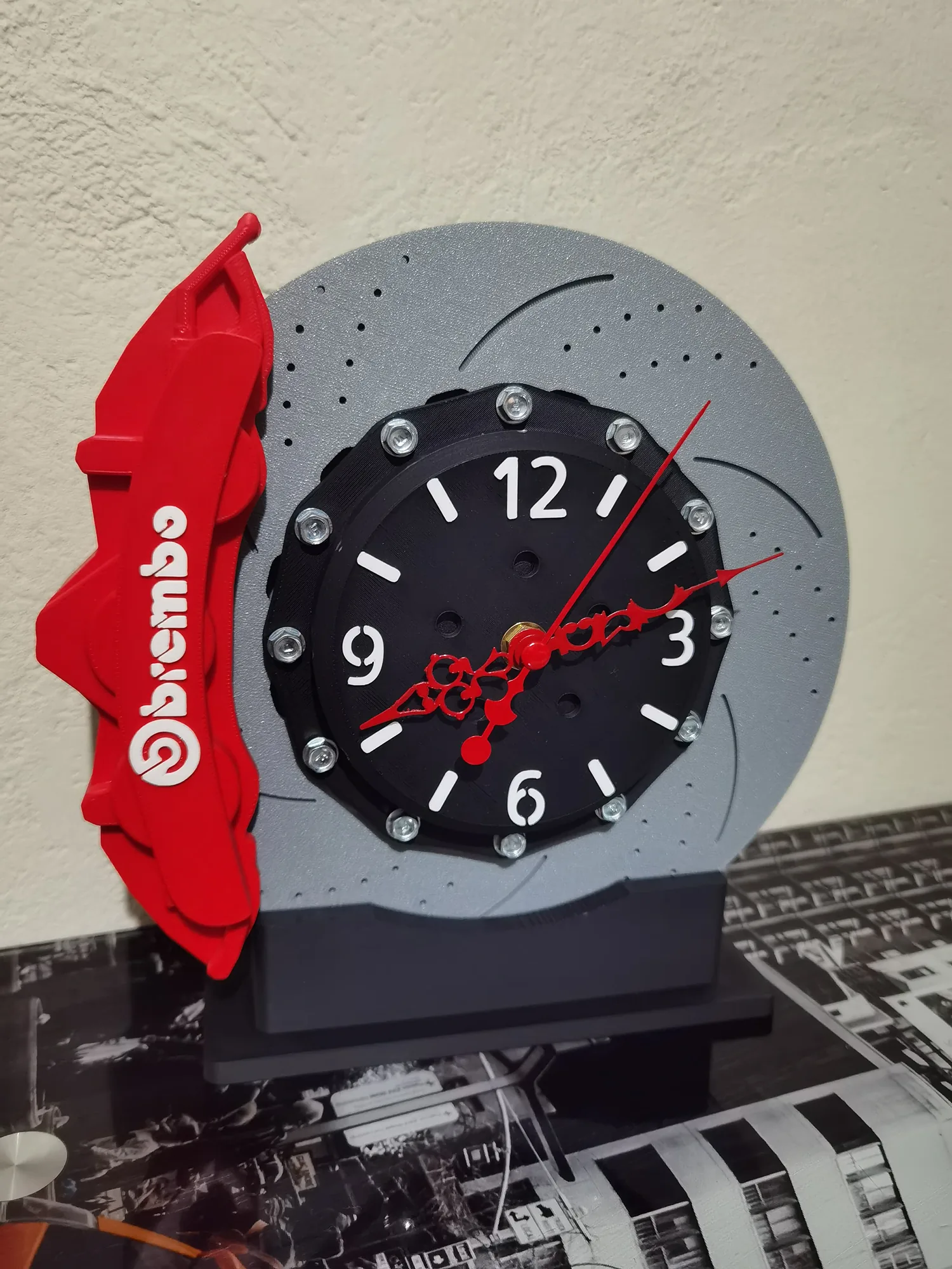 Reloj de pared automotriz